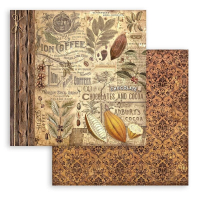 Stamperia Coffee and Chocolate Maxi Background 12x12 Inch Paper Pack (SBBL145)